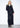PANTALONE LUNGO IN TESSUTO SPINATO DARK SAPPHIRE