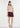 MINIGONNA ACADEMY GESSATA A PIEGHE RED WINE