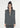 DARK GREEN PINSTRIPE SINGLE-BREASTED OVERSIZE BLAZER
