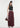 PANTALONE WIDE LUNGO GESSATO "ACADEMY" RED WINE