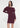 ABITO LONGUETTE IN MAGLIA CON FRANGE RED WINE