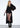 CAPPOTTO IN MAGLIA CON FRANGE BLACK