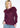 MAGLIA CON SCOLLO SCHIFFER E FRANGE CHERRY WINE