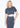 T-SHIRT CROPPED IN MAGLIA PUNTO PELLICCIA GREY