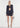 MINIGONNA ACADEMY A PIEGHE DARK SAPPHIRE