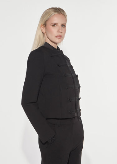 NAPOLEON JACKET MILANO STITCH BLACK