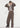 PANTALONE LUNGO IN FELPA CON BORCHIE ARMY GREY