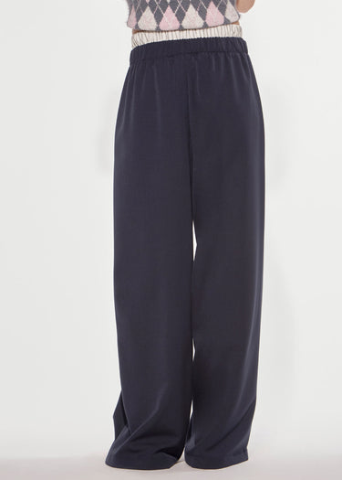 PANTALONE WIDE LUNGO "ACADEMY" DARK SAPPHIRE