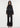 PANTALONE LUNGO IN MAGLIA CON FRANGE BLACK