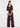 PANTALONE LUNGO IN PUNTO MILANO CON BOTTONI RED WINE
