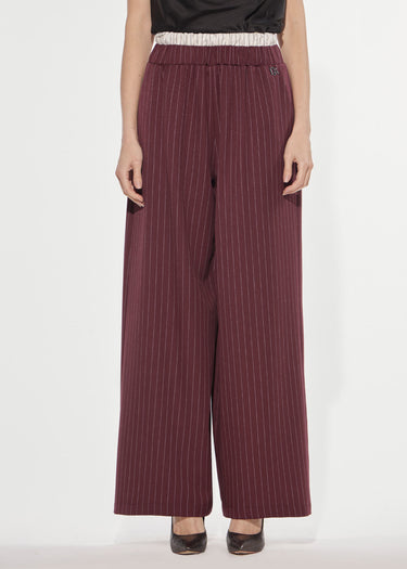 PANTALONE WIDE LUNGO GESSATO "ACADEMY" RED WINE