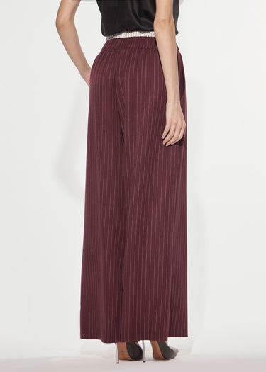 PANTALONE WIDE LUNGO GESSATO "ACADEMY" RED WINE