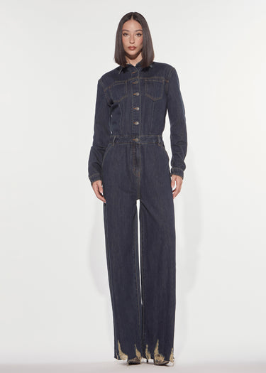 TUTA IN DENIM REGULAR FIT DARK INDIGO