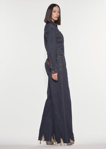TUTA IN DENIM REGULAR FIT DARK INDIGO