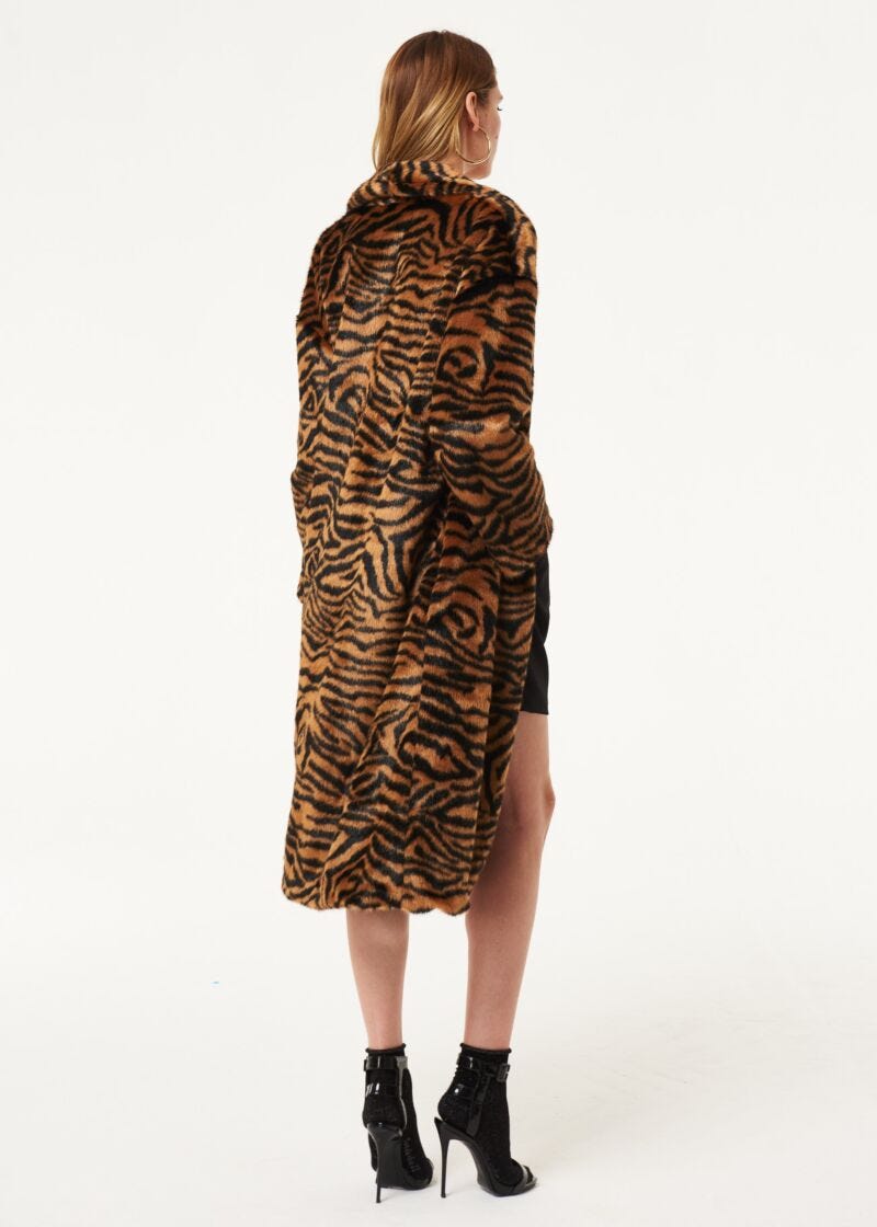 Cappotto con motivo animalier