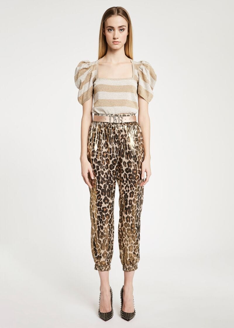 Pantaloni animalier