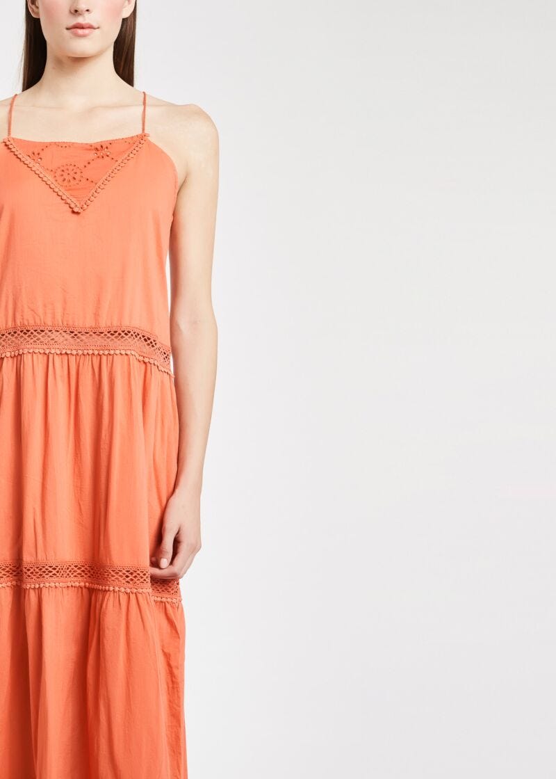 Maxi dress in cotton