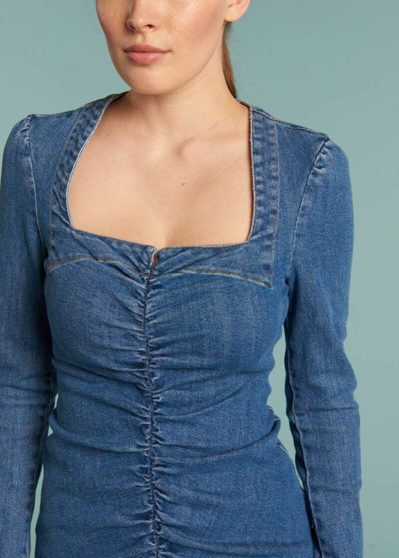 Denim dress