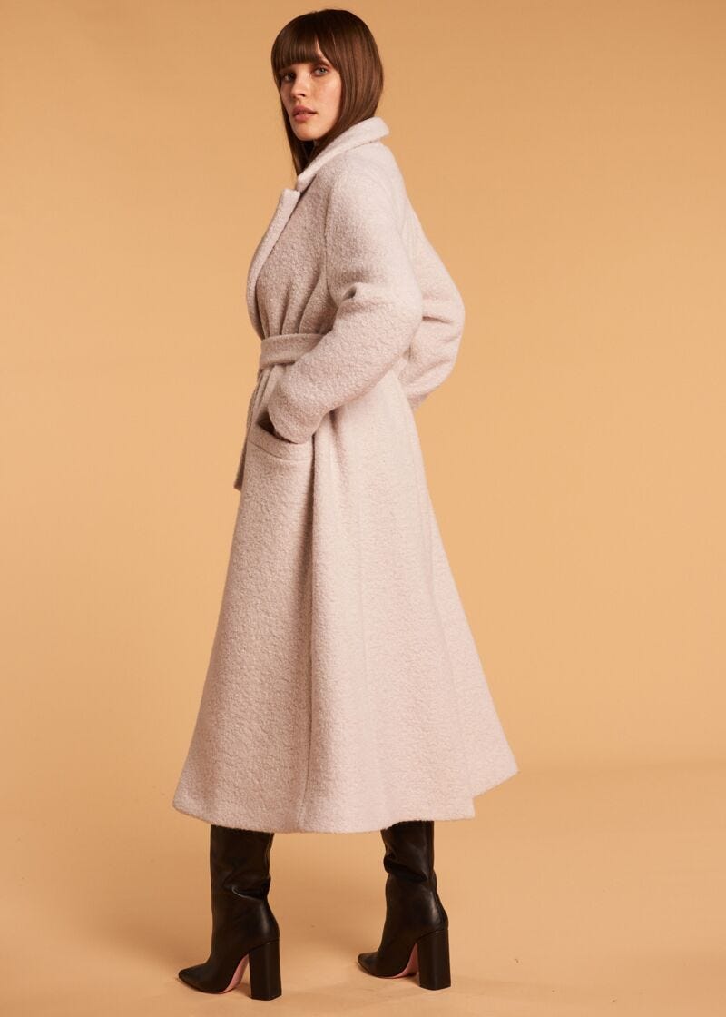 Bouclé coat