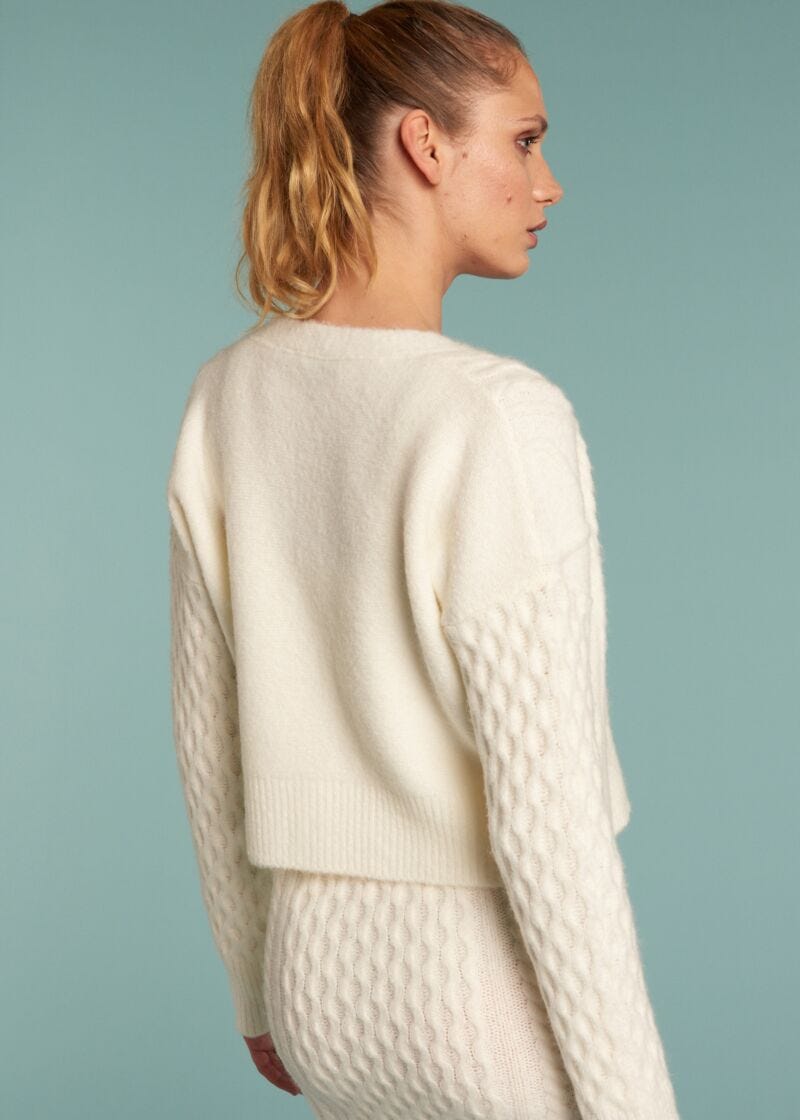 Cardigan jacquard