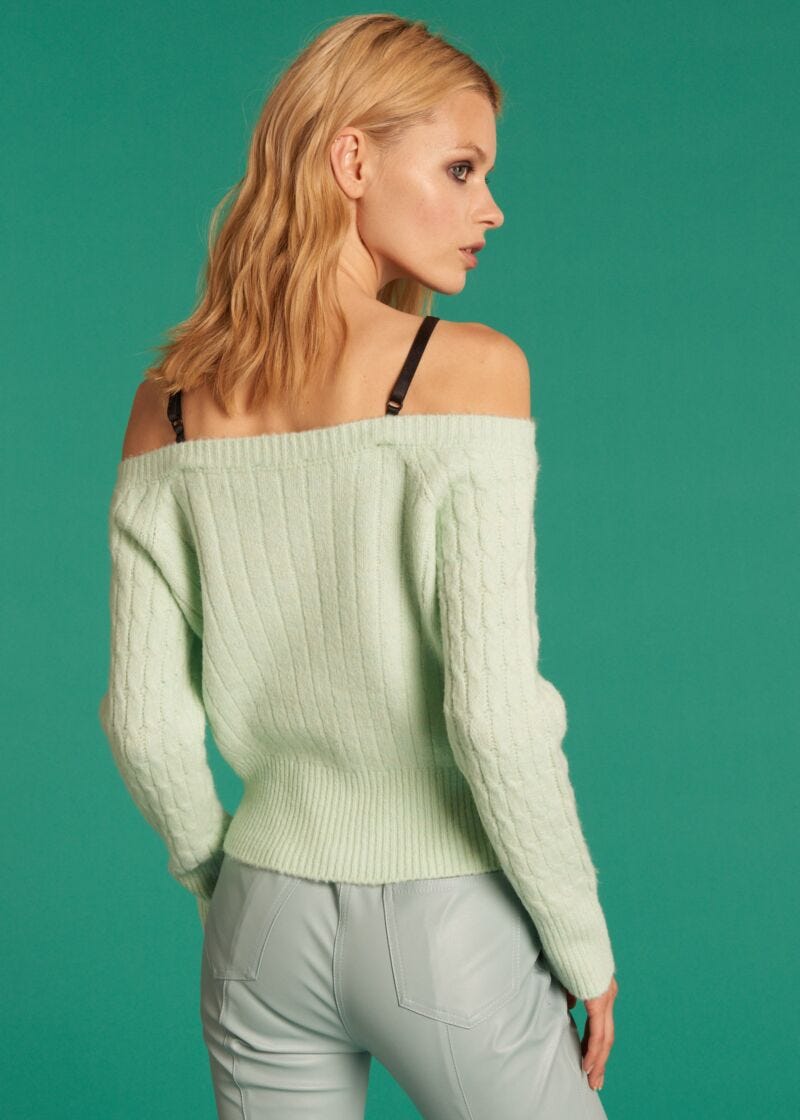 Long Sleeve Knit Green