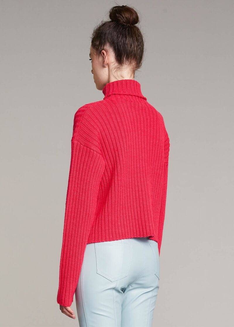 English ribbed knit jumper