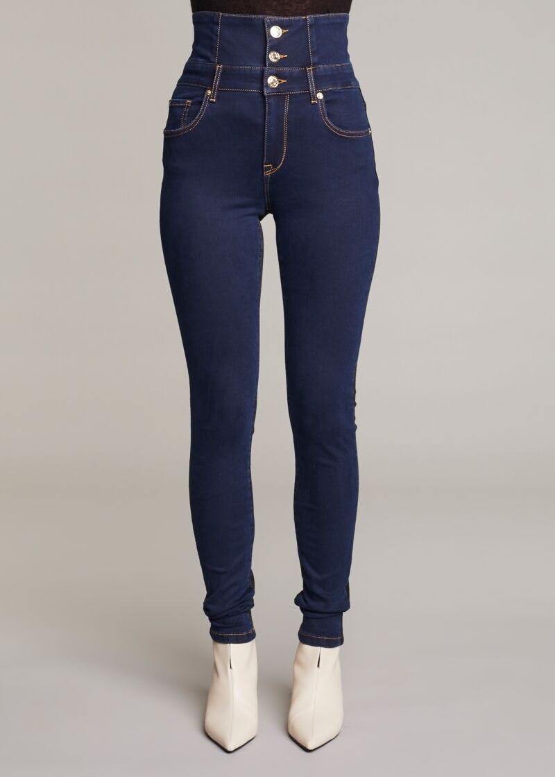 Two colour jeans