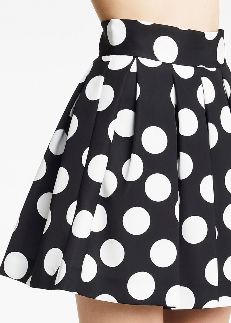 Polka-dot skirt