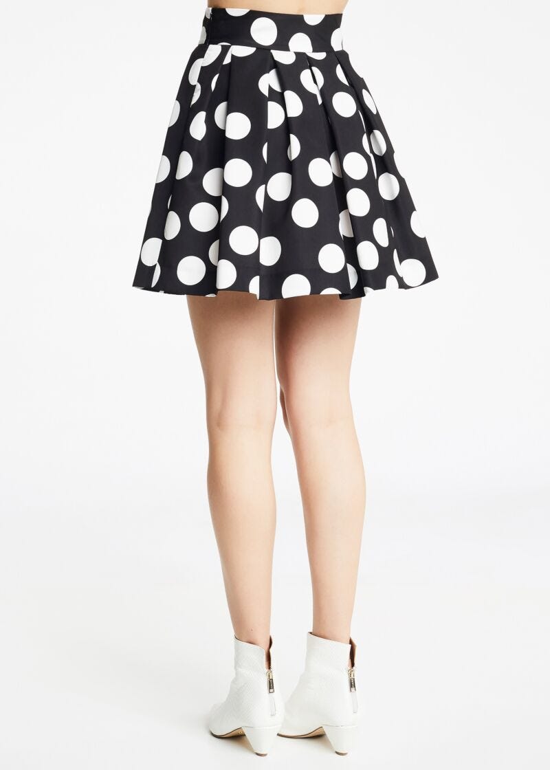 Polka-dot skirt