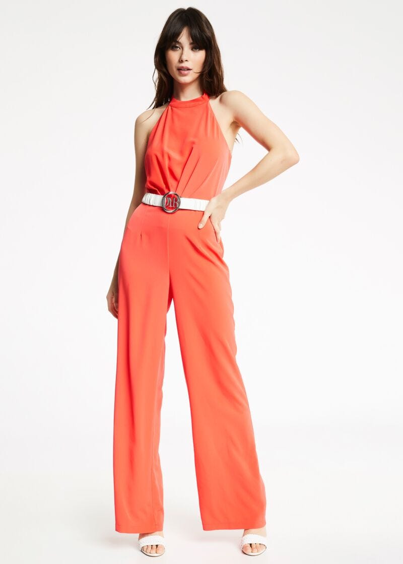 Crepe jumpsuit