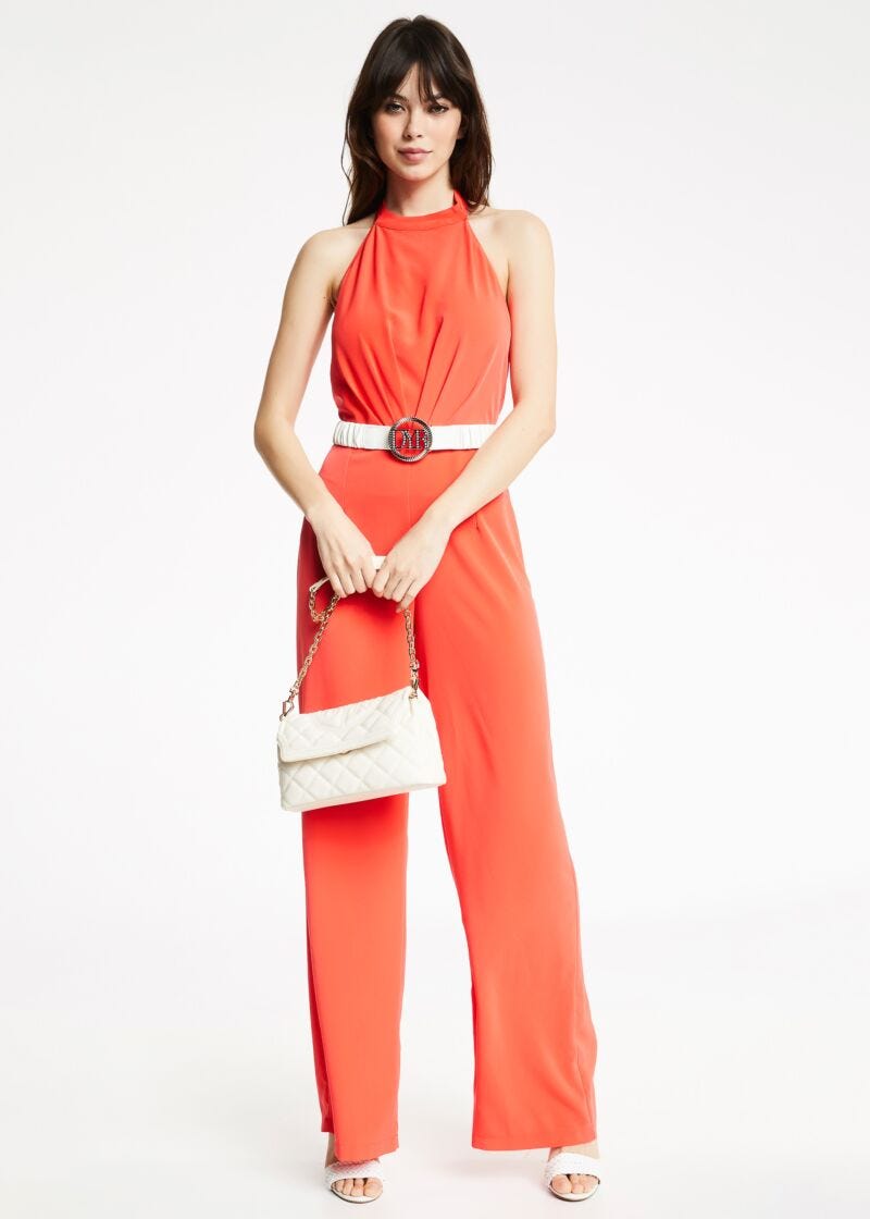 Crepe jumpsuit