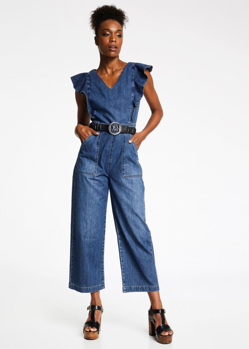 Denim jumpsuit