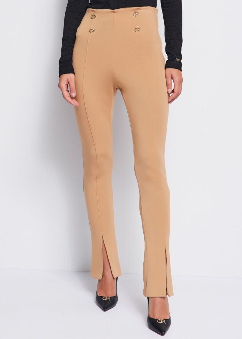 Pantaloni in scuba stretch