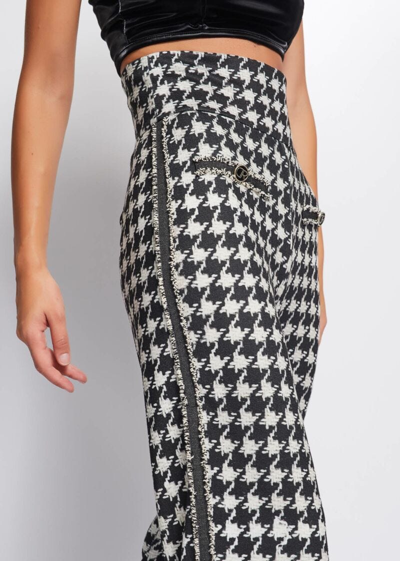 Houndstooth trousers