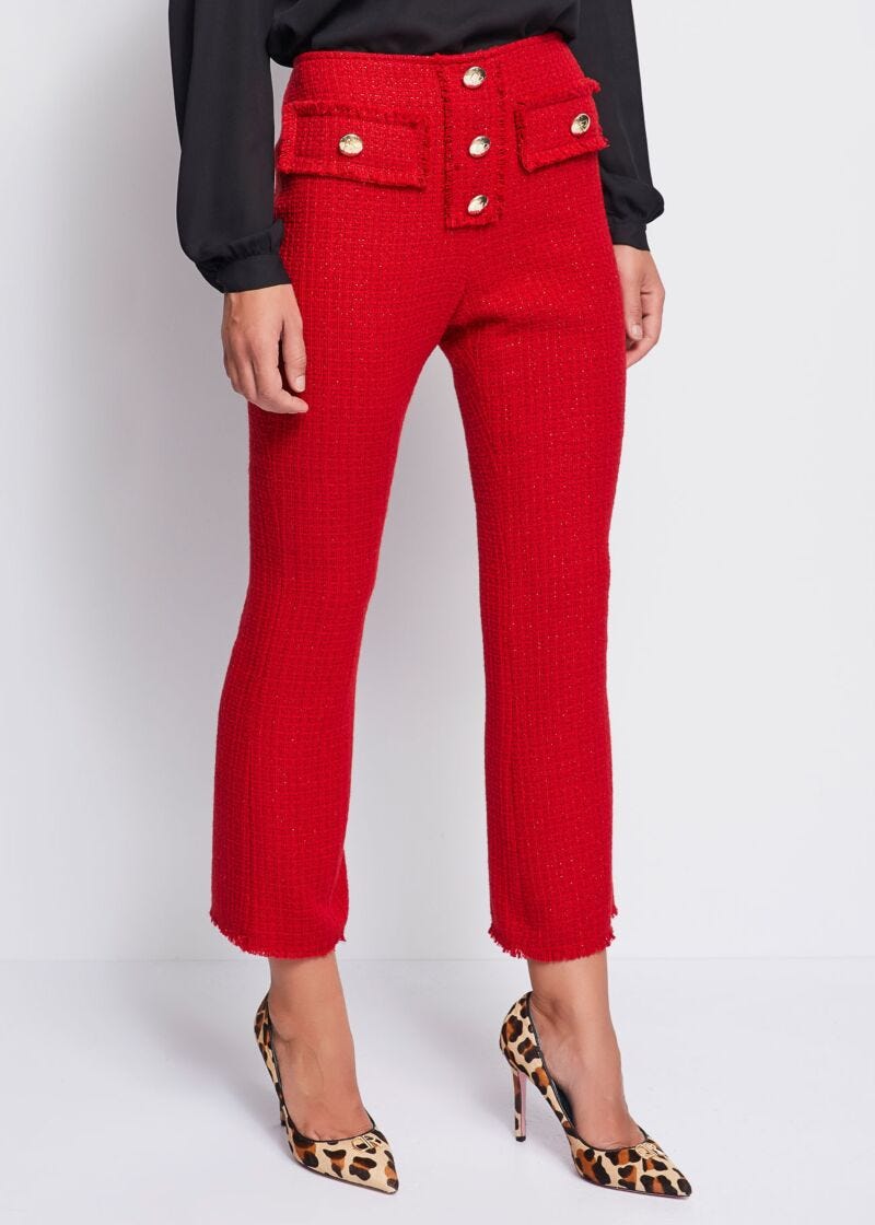 Bouclé trousers