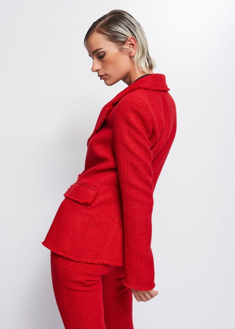 Bouclé blazer