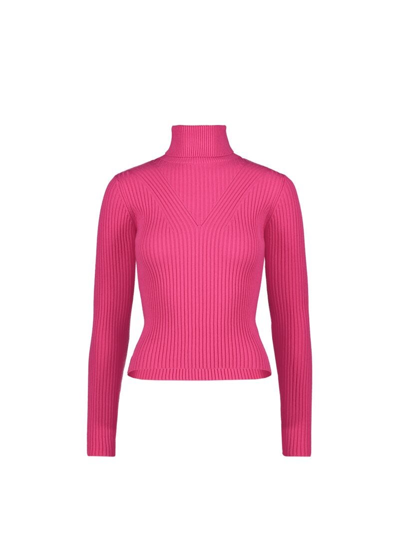 Polo neck jumper