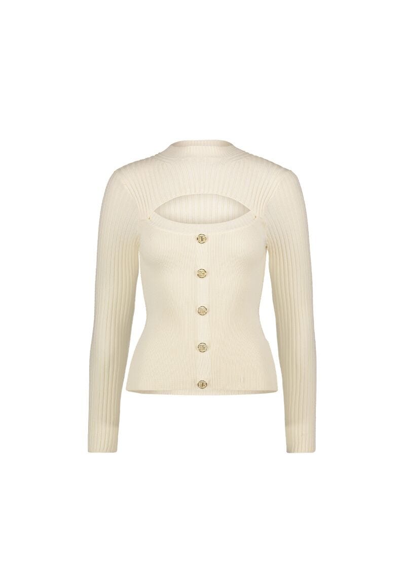 Maglia con bottoni