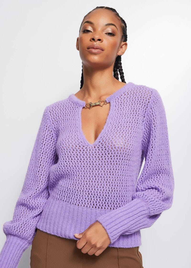 Wool-blend jumper