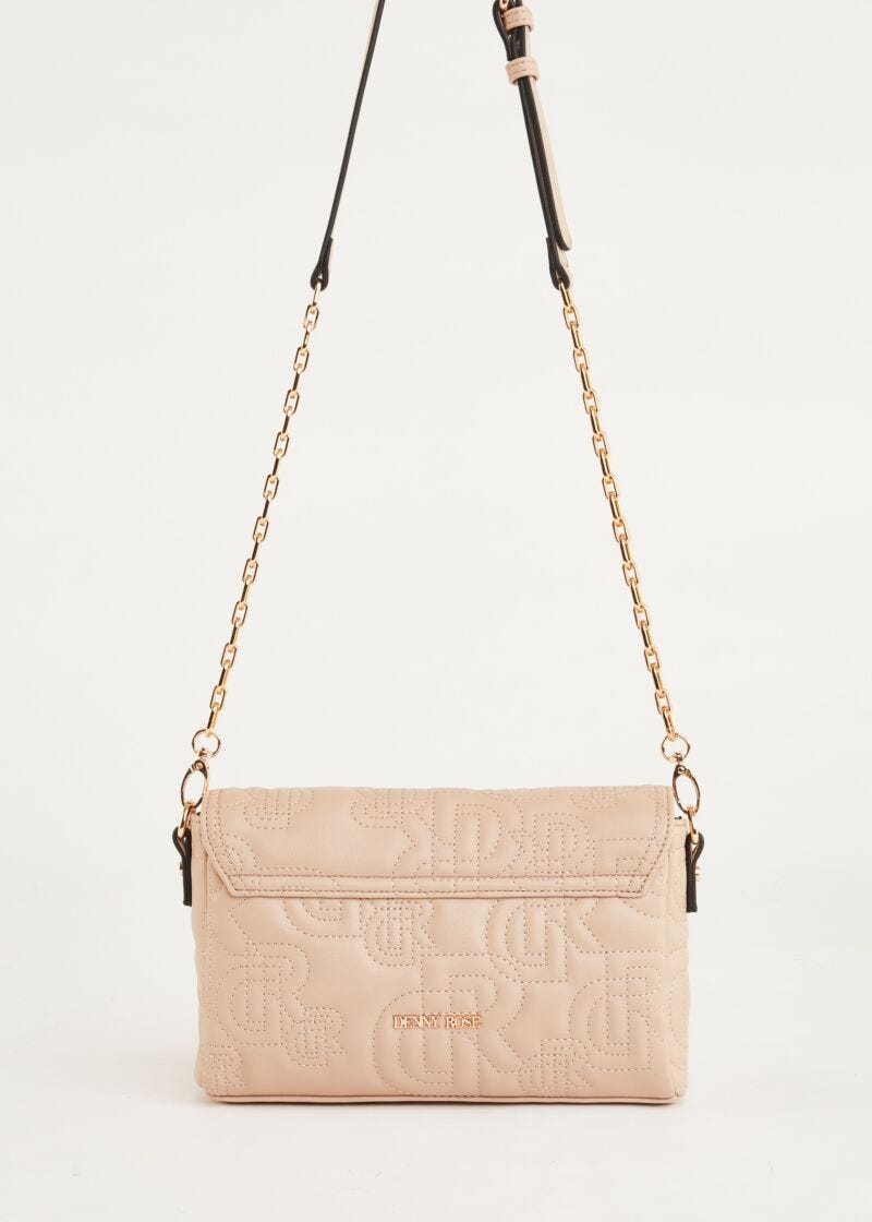 Crossbody in similpelle trapuntata