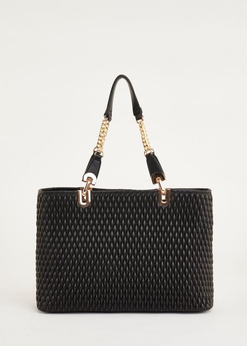 Shopping bag con motivo 3D