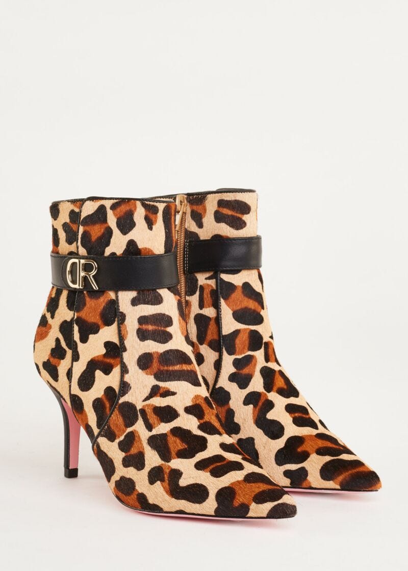 Low ponyskin boots Denny Rose Official