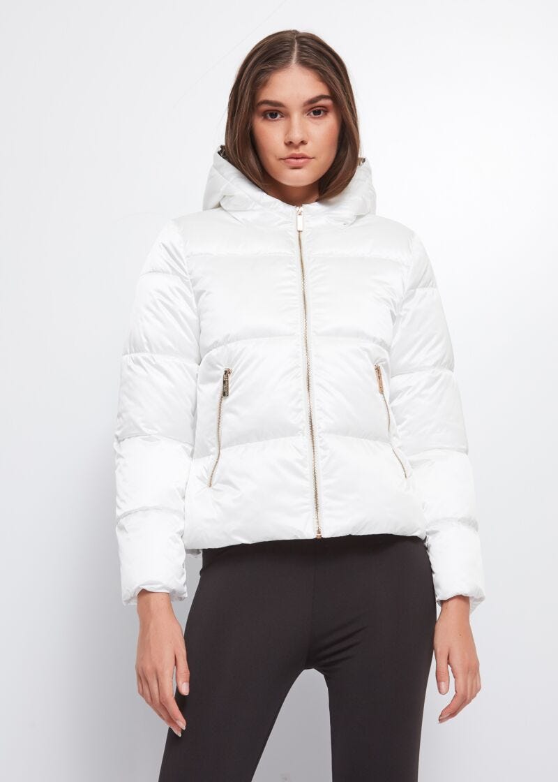 Nylon down jacket