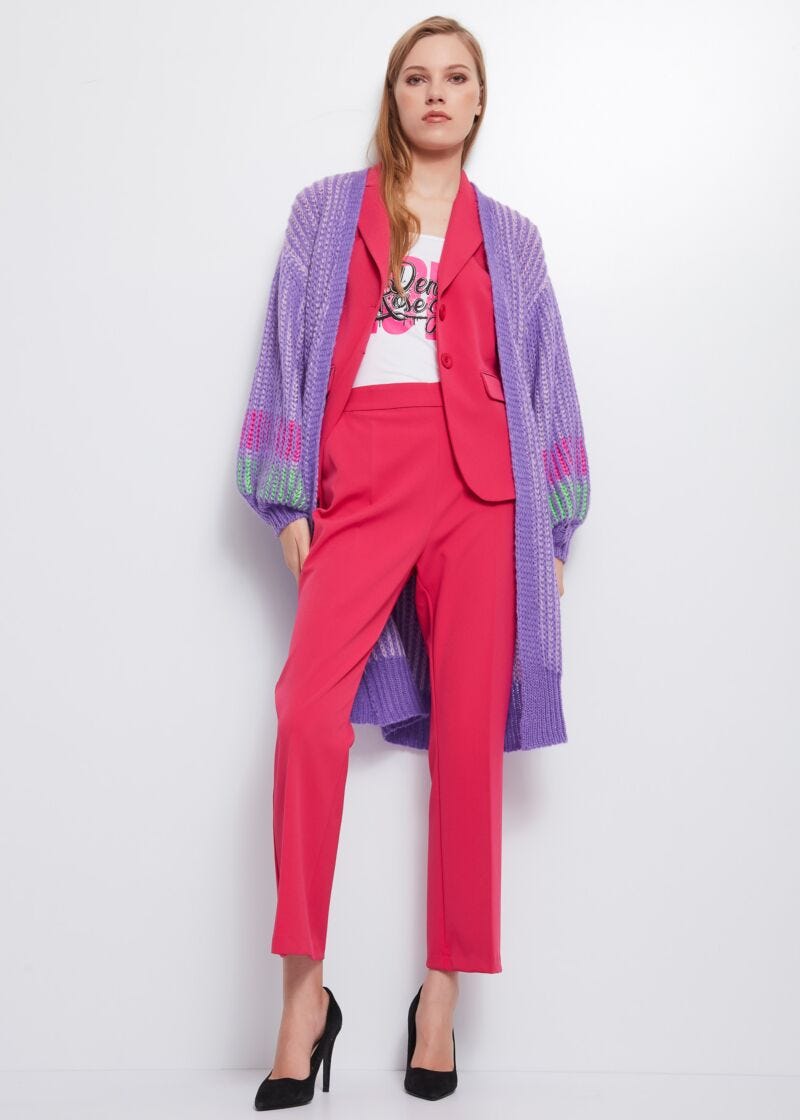 Two-way stretch blazer