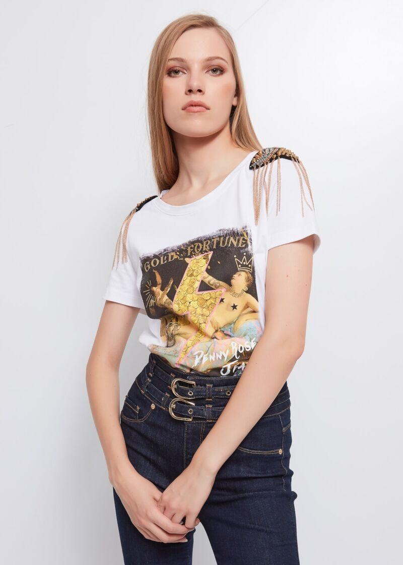 T-shirt with graphic print