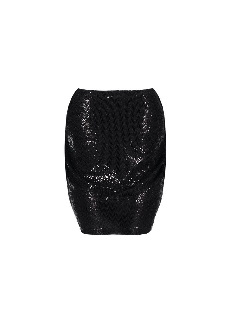 Skirt with sequins