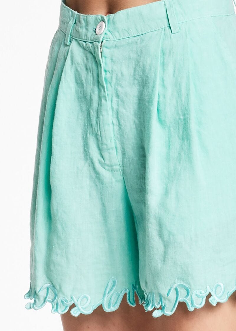 Linen Bermuda shorts