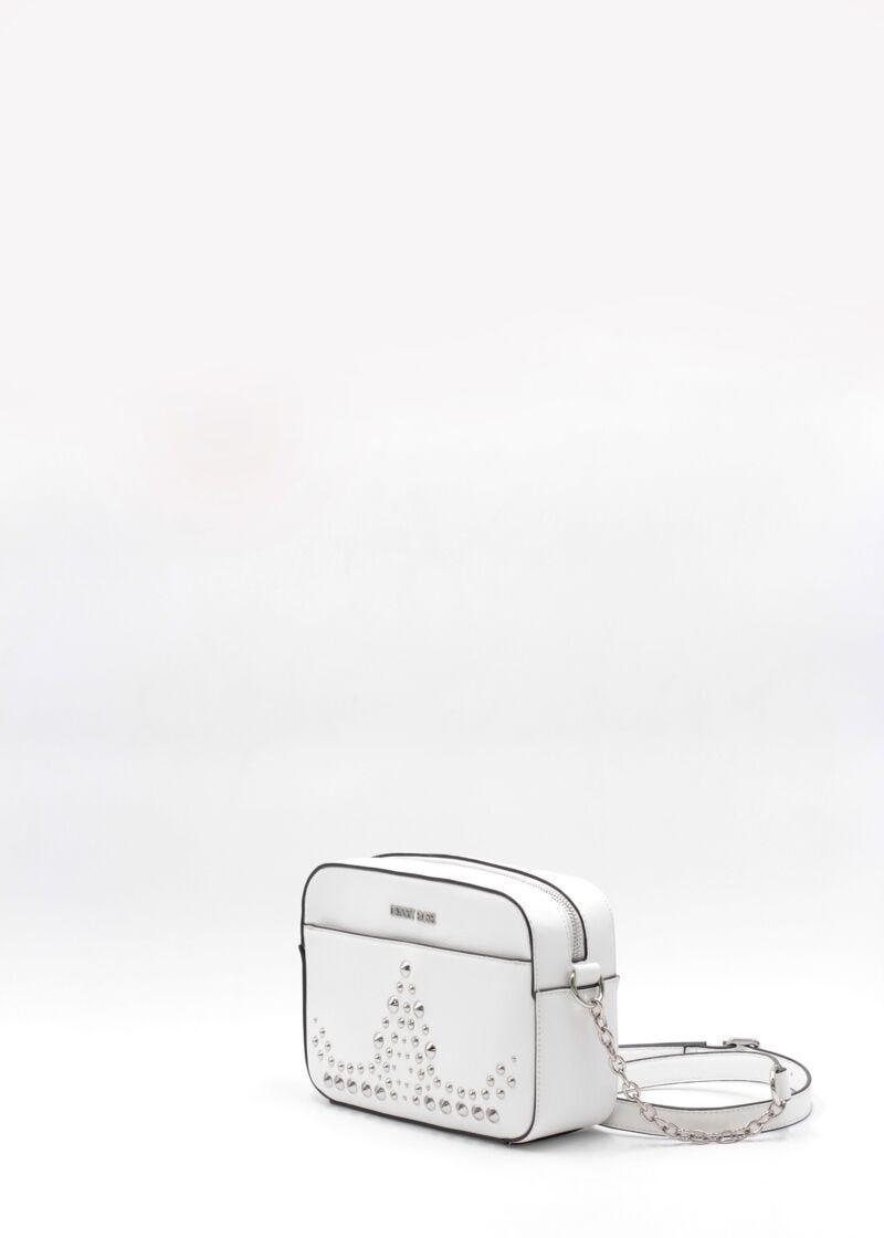 Eco-leather crossbody bag