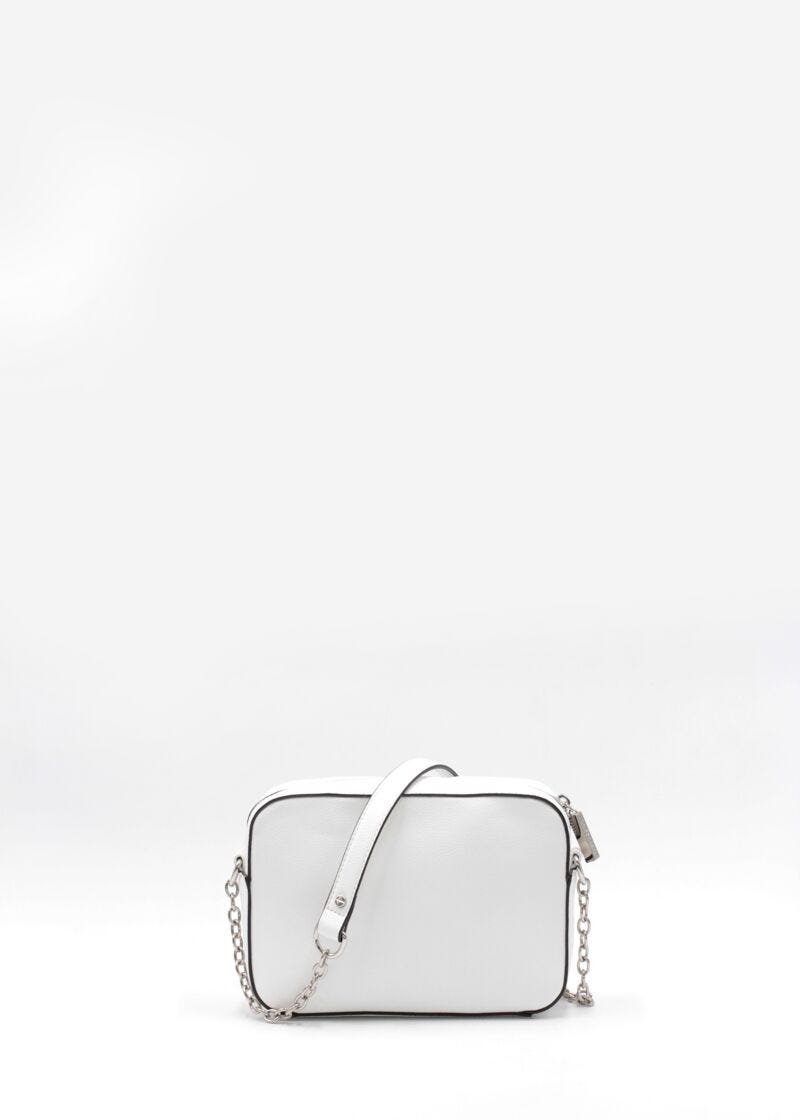 Crossbody in ecopelle con borchie