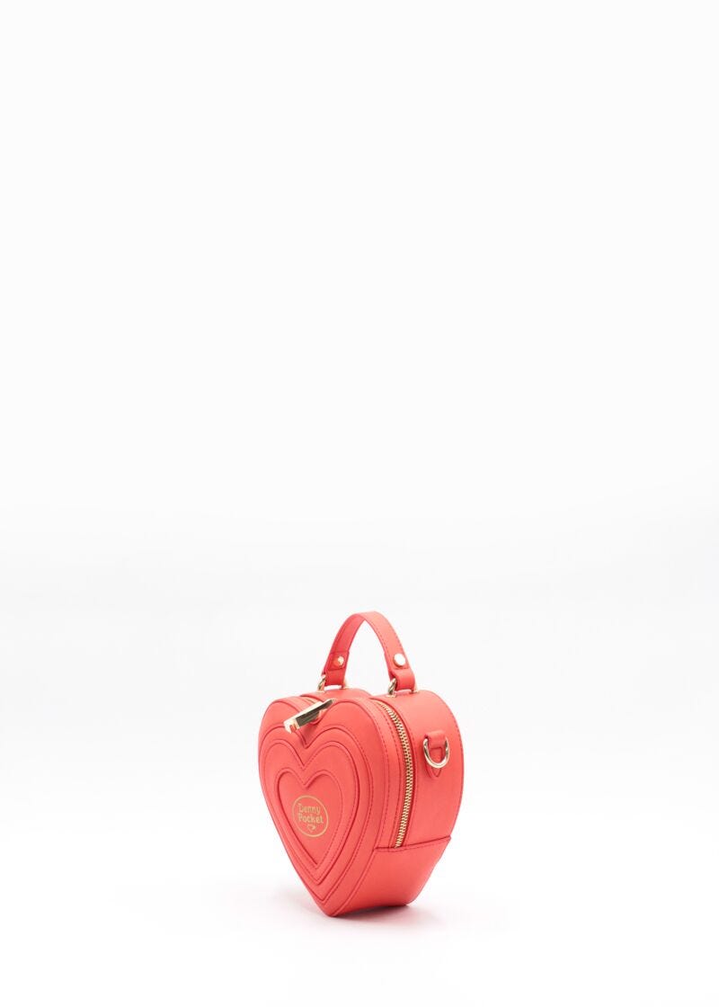 Heart-shaped crossbody bag